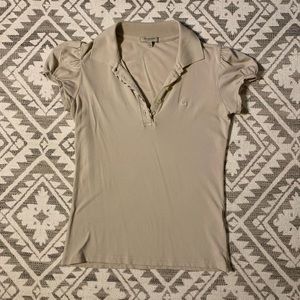 BURBERRY tan polo!